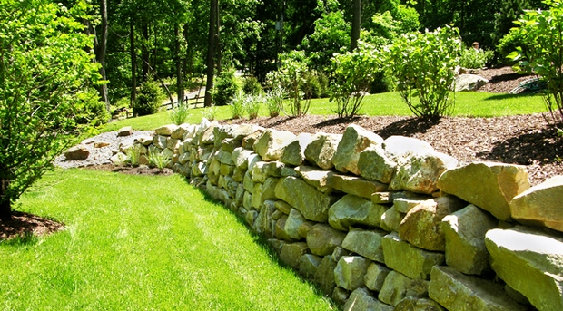 Keystone Gardens Landscaping Stone walls