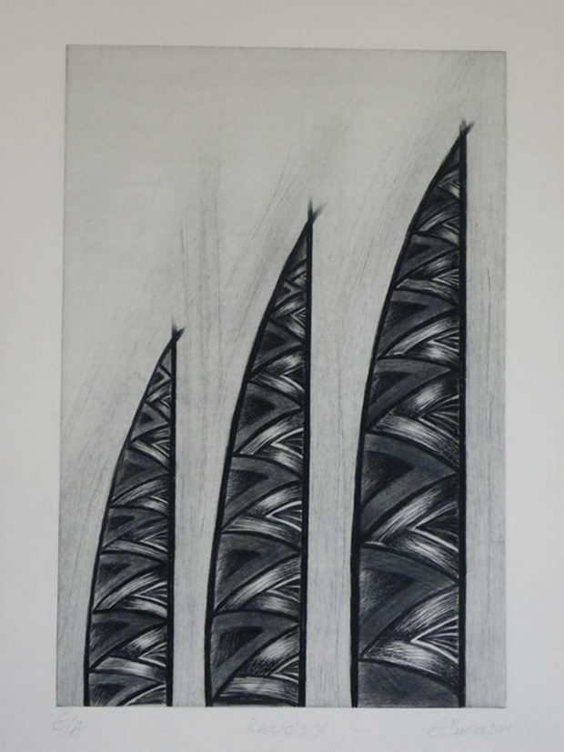 Relics X,50X70,dry point-roulette