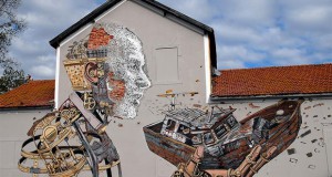 Pixel Pancho и Vhils во соработка на улиците на Лисабон