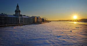 Санкт Петербург во зима