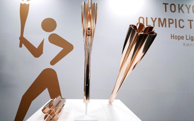 Olympics Torch, Tokyo, Japan - 20 Mar 2019