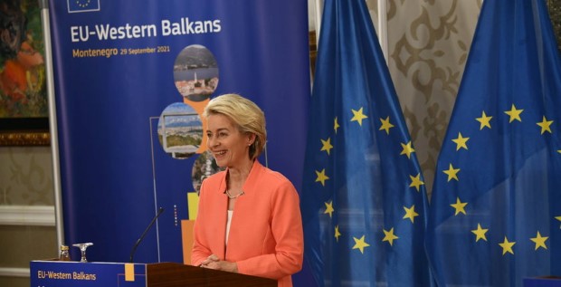 Visite d’Ursula von der Leyen, présidente de la Commission européenne, au Monténégro