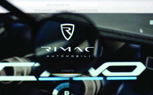 Milan,,Italy,-,August,20,,2018:,Rimac,Automobili,Website,Homepage.